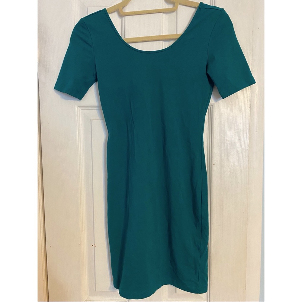 Green Bodycon Dress | Size S